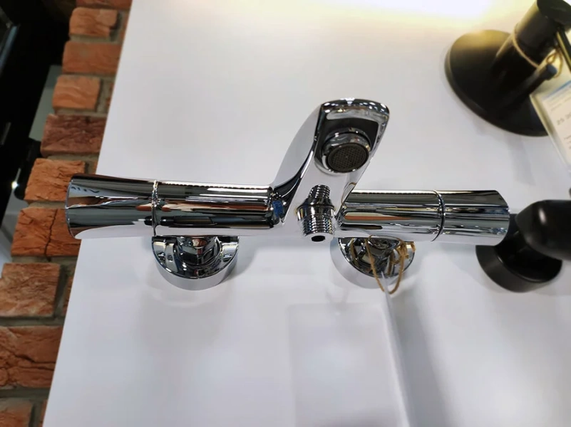 Смеситель для ванны Kludi Zenta 35101 с термостатом, с 2 монтажными отверстиями - фото 7