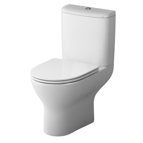 Унитаз компакт Damixa Palace Grand безободковый, с сиденьем микролифт - фото 1