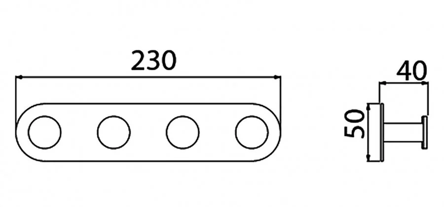 Крючок для ванной Timo Saona золото матовое, современные, hi-tech - фото 2