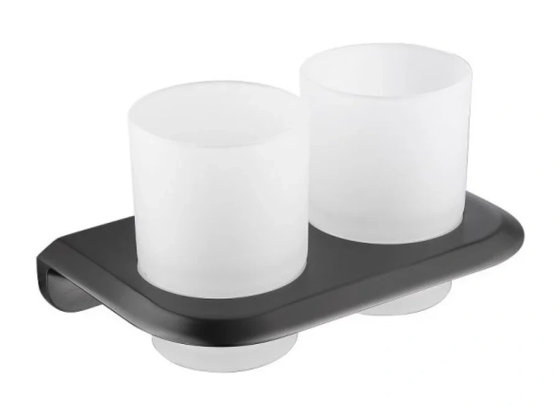 Стакан для ванной Cezares Liner оружейная сталь - фото 1