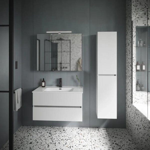 Тумба с раковиной подвесная Sancos Urban UR90W 90 см с ящиками, 90 см - фото 6