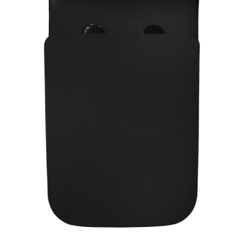 Унитаз моноблок Azario Gressa черный матовый, безободковые, сиденье с микролифтом , с антивсплеском, моноблок, низкие - фото 5