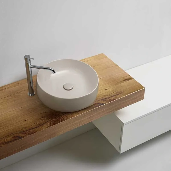 Раковина Kerasan Nolita 40 см накладная, Nocciola - фото 1