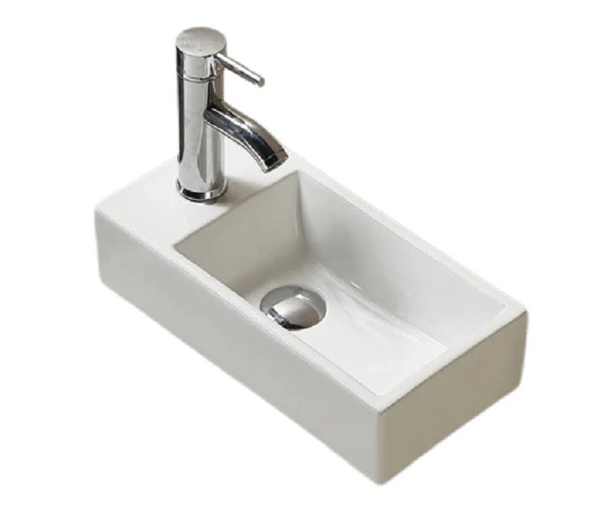 Раковина GID Suspendido N9270R 41 см правосторонняя белая - фото 3