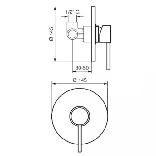 Смеситель для душа Emmevi Piper 45009 - фото 4