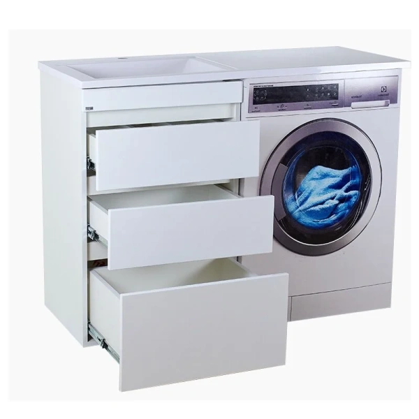 Тумба под раковину напольная Misty Фостер 55 см белая, 55 см - фото 6