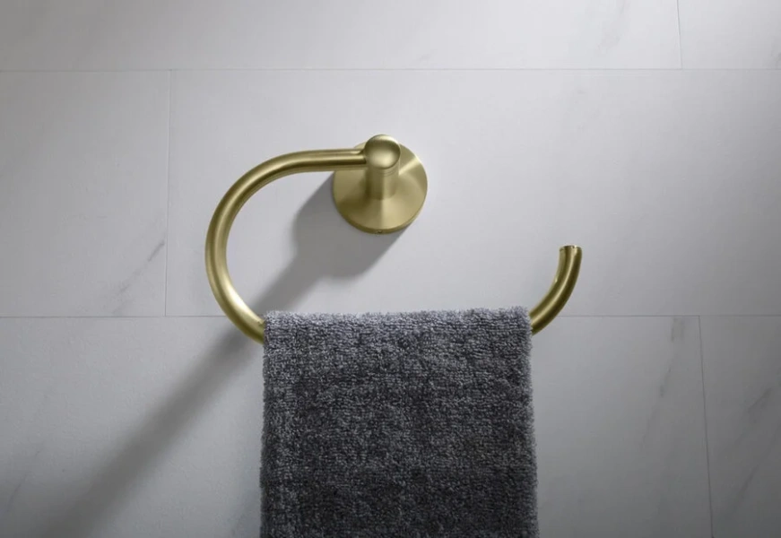 Полотенцедержатель Timo Saona золото матовое - фото 3