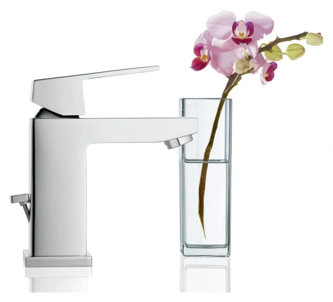 Смеситель для раковины, хром EcoJoy , Grohe Eurocube 2312700E, современные, hi-tech - фото 3