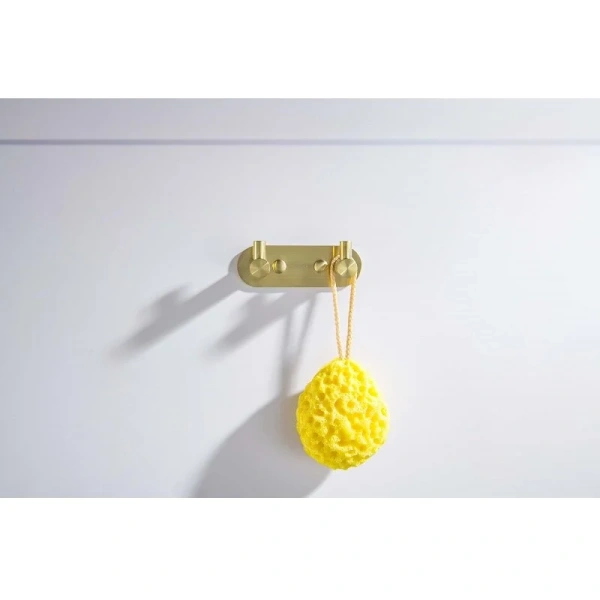 Крючок для ванной Акватек Европа золото шлифованное - фото 3