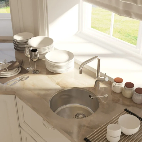 Мойка для кухни IDDIS Edifice 42.5 см полированная - фото 3