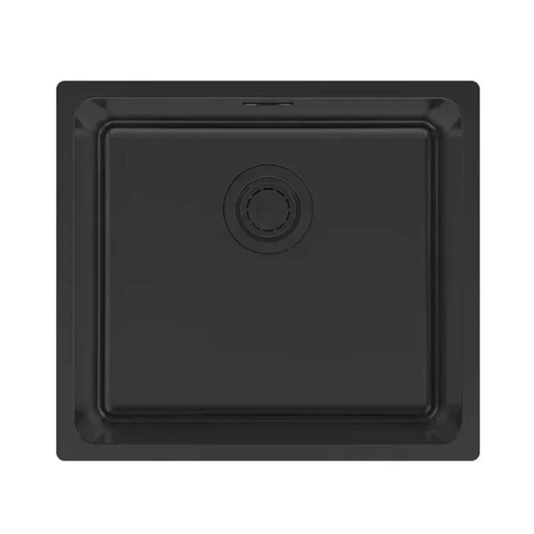 Мойка для кухни Paulmark Yuni 49 см черная матовая - фото 1