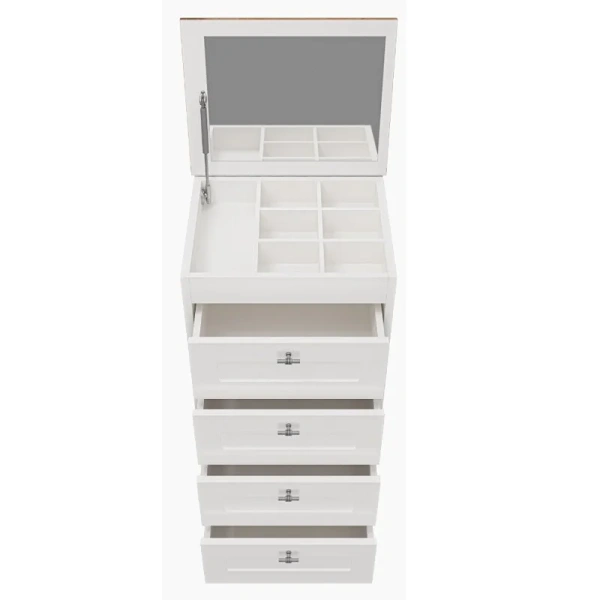 Тумба напольная Misty Марта 50 см с зеркалом - фото 4