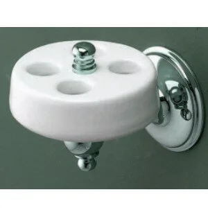 Держатель для зубных щёток для ванной, цвет хром, Devon&Devon Old Navy, по запросу - фото 2