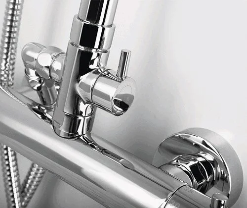 Душевая стойка WasserKRAFT с термостатическим смесителем, с термостатом - фото 6