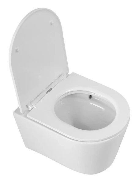 Унитаз подвесной Cezares Liner со смывом Торнадо, с горизонтальным, прямым выпуском, с прямым выпуском - фото 7