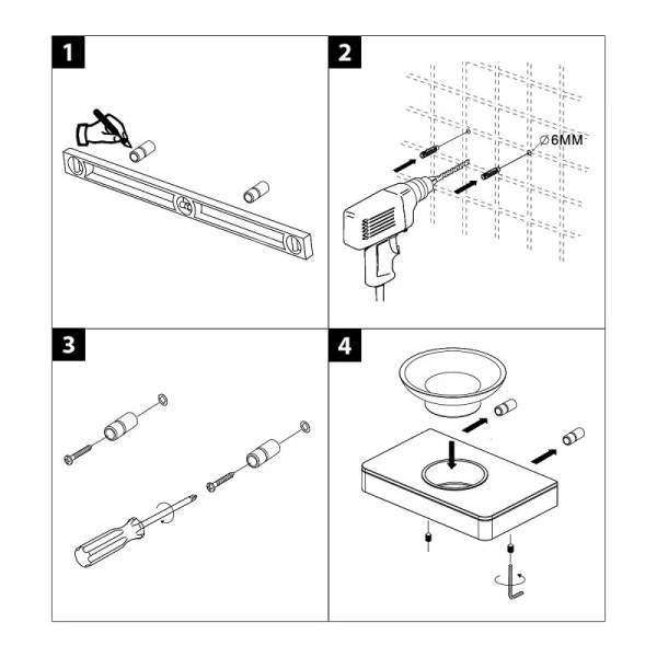 Мыльница Lemark Glass line хром/белое стекло - фото 4