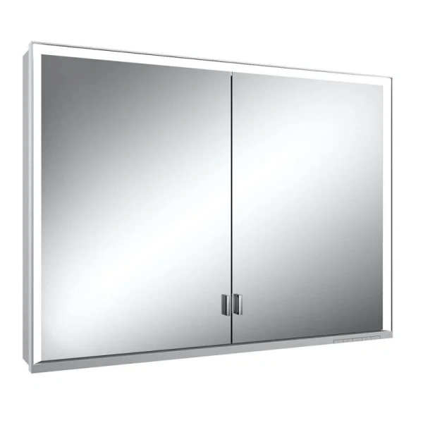 Зеркальный шкаф с подсветкой Keuco Royal Lumos 100 см с розеткой - фото 1