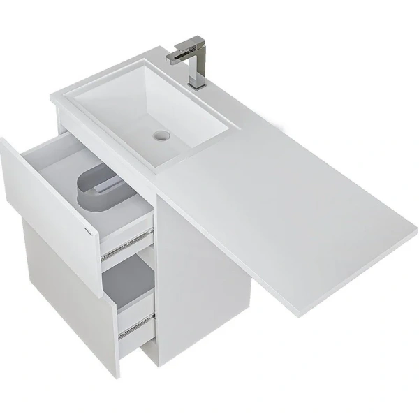 Тумба под раковину напольная Grossman Марсал 60 см белая, современная, hi-tech - фото 3