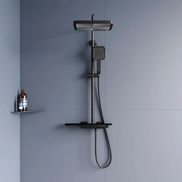 Душевая стойка RGW Shower Panels черная, черные - фото 3