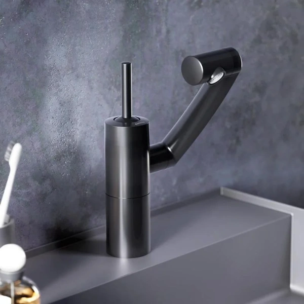 Смеситель для раковины Damixa Arc черный, для раковины - фото 2