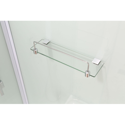 Душевая кабина Black&White Galaxy G8501 80x80 см профиль хром, стеклянные, прозрачные - фото 7