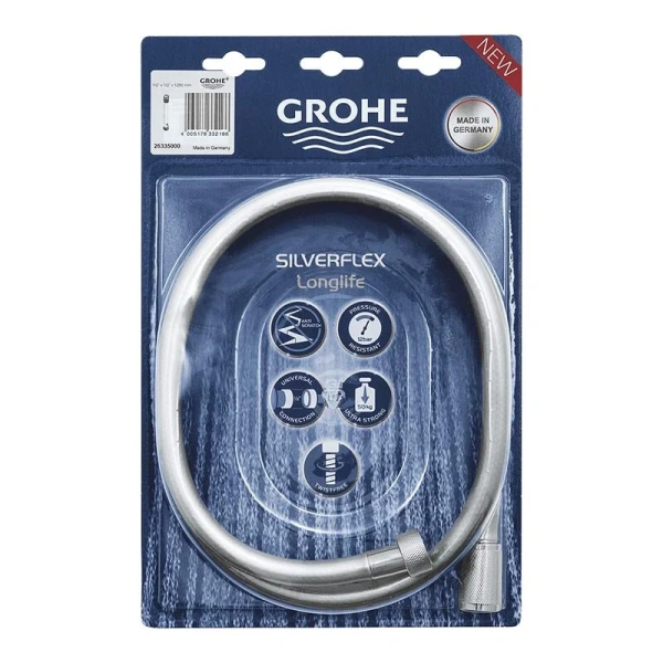 Шланг для душа Grohe Silverflex хром - фото 2