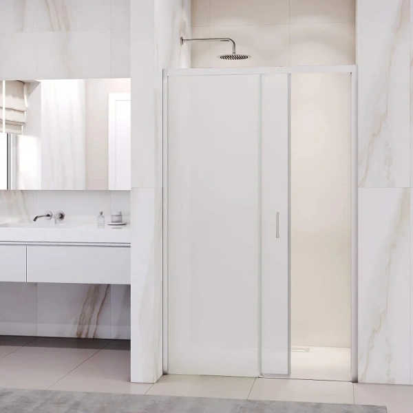 Душевая дверь в нишу RGW Passage PA-017 150 см профиль хром, стекло матовое - фото 3