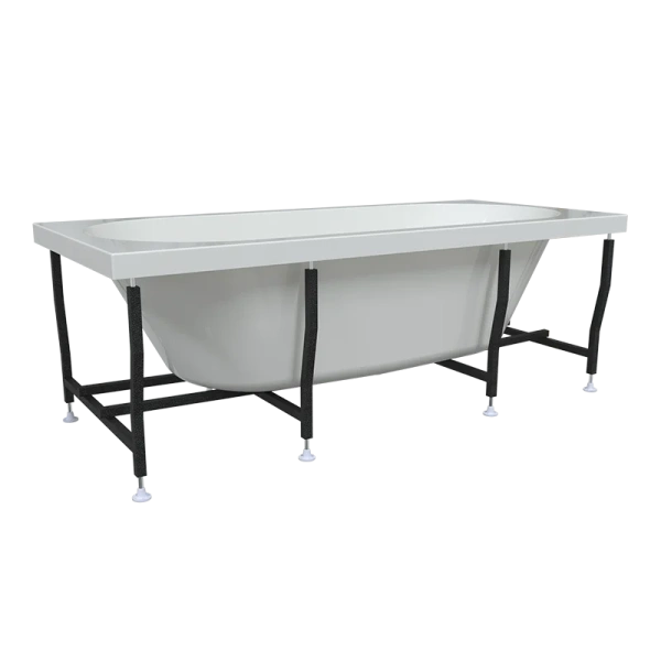 Ванна акриловая Радомир Вальс 1-01-0-0-1-195, 200 x 100 см, рама-подставка, белая - фото 4