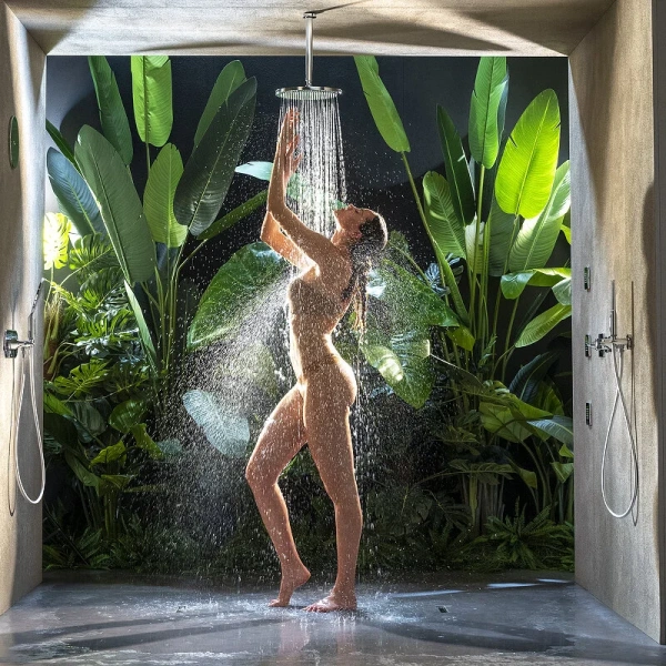 Душевая стойка Bossini Apice хром, настенные - фото 7