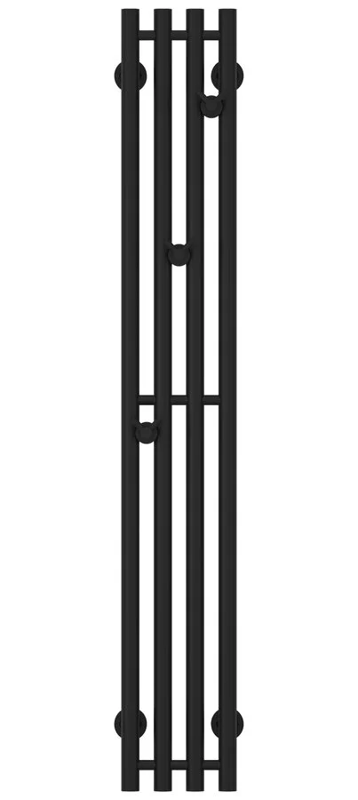 Полотенцесушитель водяной Сунержа Кантата PRO 15х120 см черный матовый - фото 3