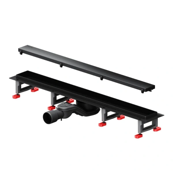 Душевой лоток Am.Pm MasterFlow 70 см черный матовый, черые - фото 3