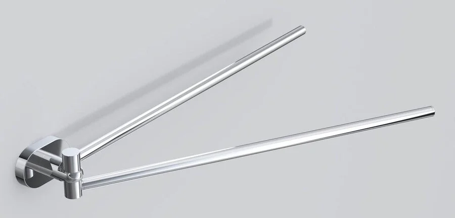 Полотенцедержатель Am.Pm Sense 38 см двойной, хром, настенные - фото 5