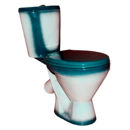 Унитаз компакт Rosa Элегант зеленый - фото 2