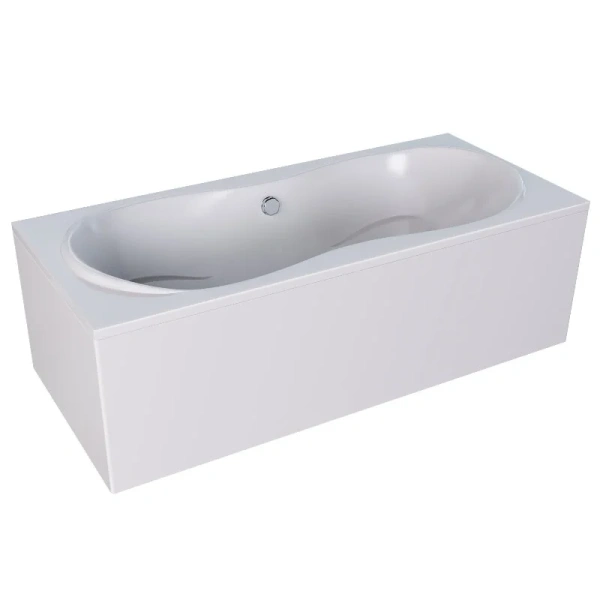 Ванна акриловая 1MarKa Dinamika 01ди1880кс2+, 180 x 80 см, цвет белый - фото 1