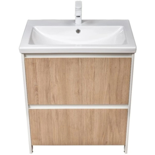 Тумба с раковиной напольная Velvex Klaufs tnKLA.70.2Y-61 70 см с ящиками - фото 4