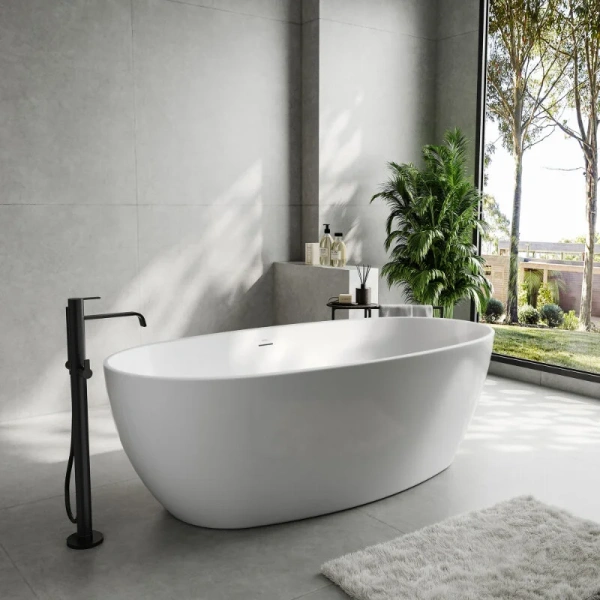 Ванна акриловая Abber AB9504, 185 x 90 см, белая - фото 4