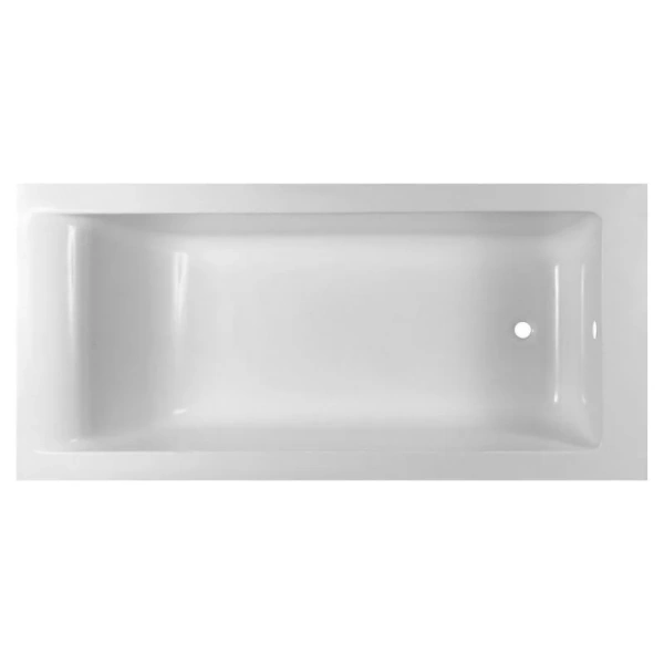 Ванна из искусственного мрамора Aquanet Bright Stone Slim AQ-00351315, 170 x 70 см, цвет белый - фото 1