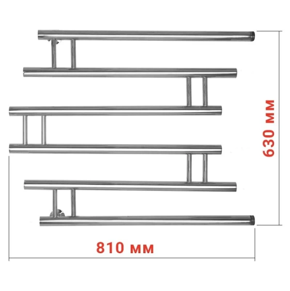 Полотенцесушитель водяной Energy Modern 60x70 см белый матовый - фото 2