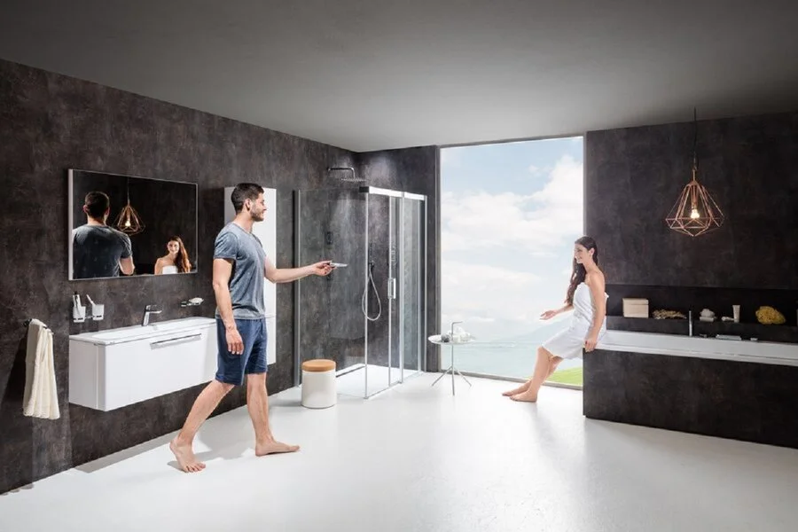 Душевой уголок правый, профиль белый, Ravak Matrix MSDPS 100/100, нет в наличии index_2 - фото 6