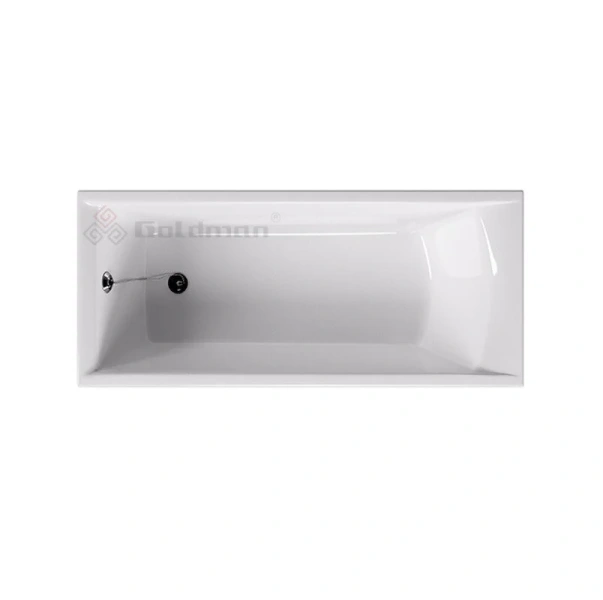 Ванна чугунная Goldman Elite ET17075, 170 х 75 см, белая - фото 1