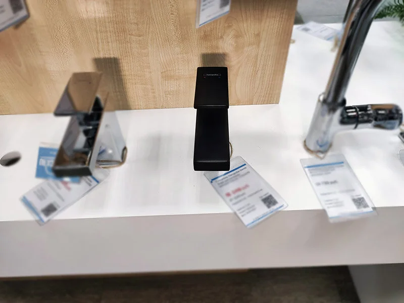 Смеситель для раковины Hansgrohe Vernis Shape матовый черный, с 1 монтажным отверстием - фото 8