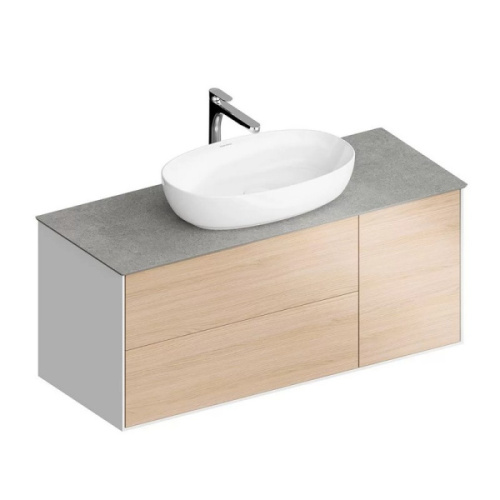 Тумба под раковину подвесная Kerama Marazzi Plaza Modern 120 см дуб виченца - фото 3