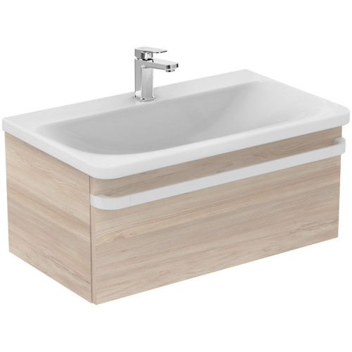 Тумба с раковиной подвесная Ideal Standard Tonic II R4303 80 см с 1-м ящиком - фото 1