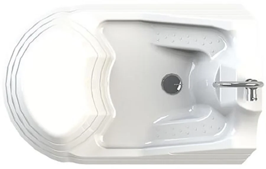 Акриловая ванна Радомир Вуду 1-01-0-0-1-165, 120 х 80 см, с каркасом, сливом-переливом, торцевой панелью, белая - фото 4