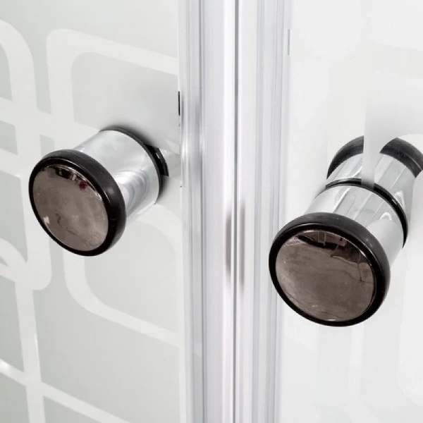 Душевая кабина Deto EM 120x80 см левая, со стеклянными задними стенками - фото 8