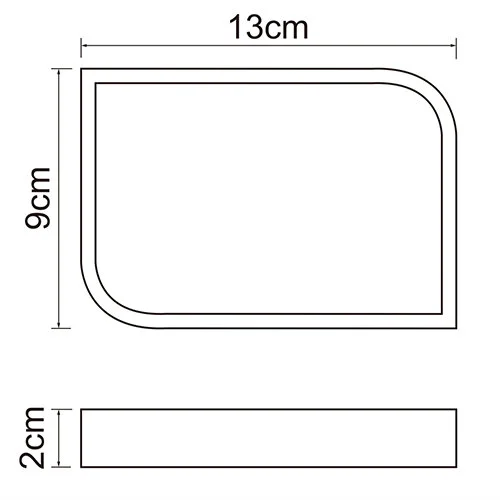 Мыльница WasserKRAFT Elba черная - фото 2