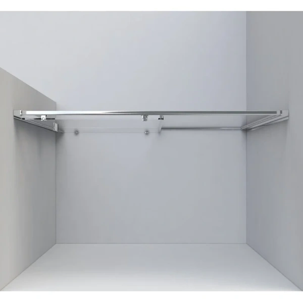 Душевая дверь в нишу Vincea Garda 120 см профиль золото стекло прозрачное, золото - фото 4