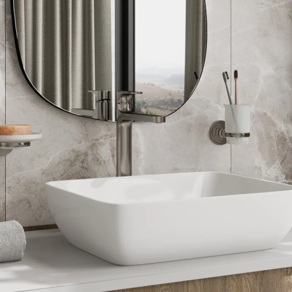 Смеситель для раковины WasserKRAFT Spree никель - фото 4