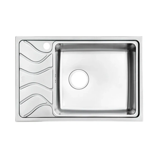 Мойка для кухни IDDIS Reeva 71.5 см чаша справа шелк - фото 1