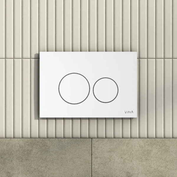 Клавиша смыва VitrA Origin белая - фото 4